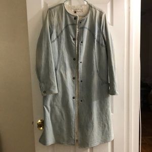 Anthropology Denim jacket.